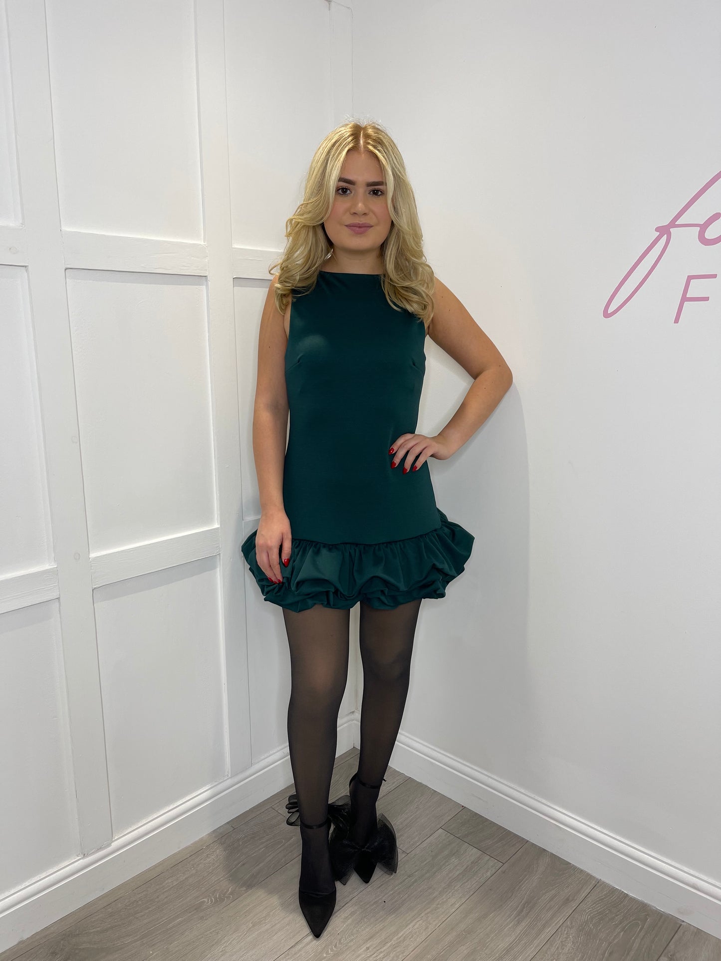 ERICA Premium Mini Ruffle Playsuit