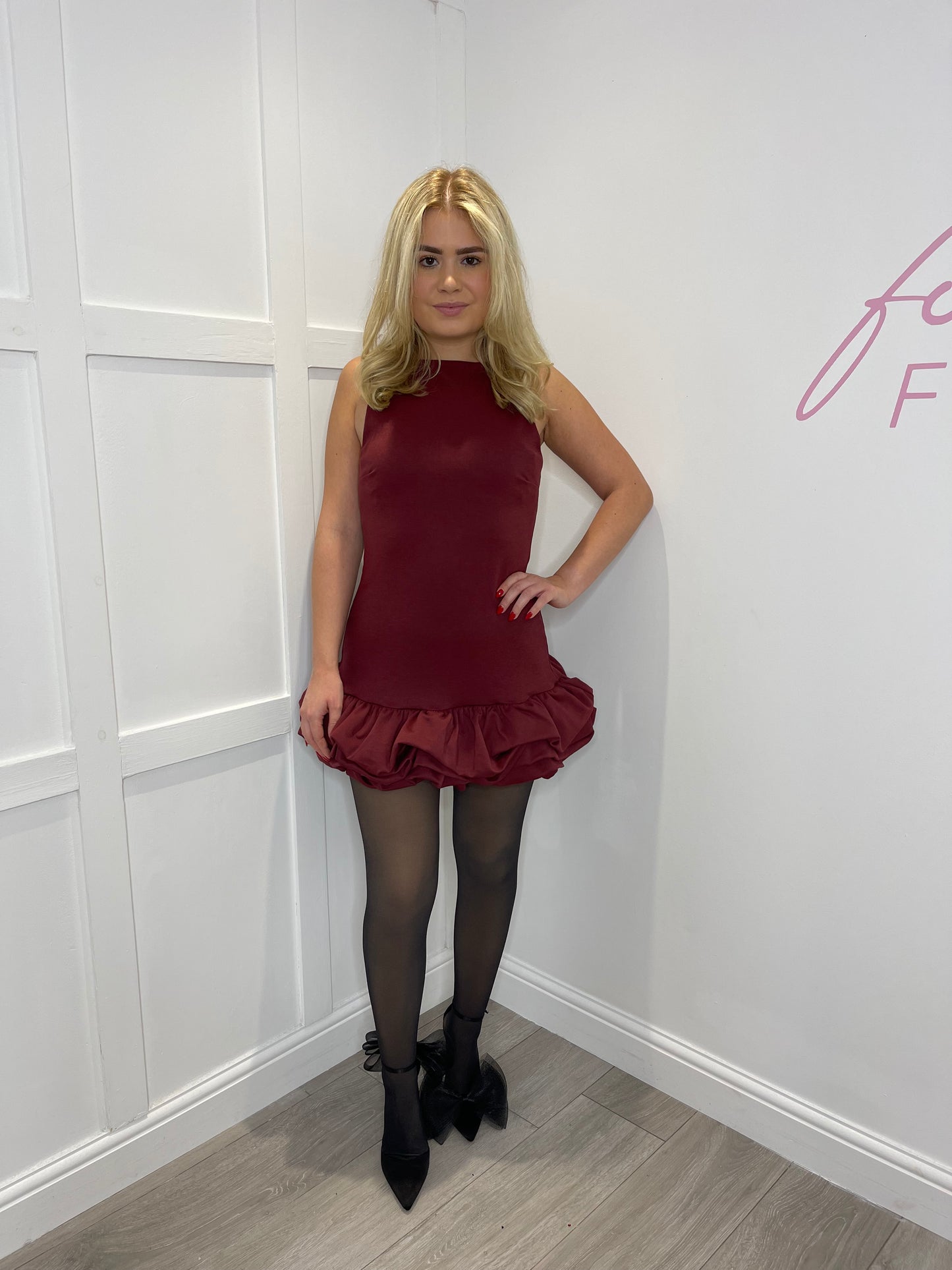 LARA Premium Mini Ruffle Playsuit