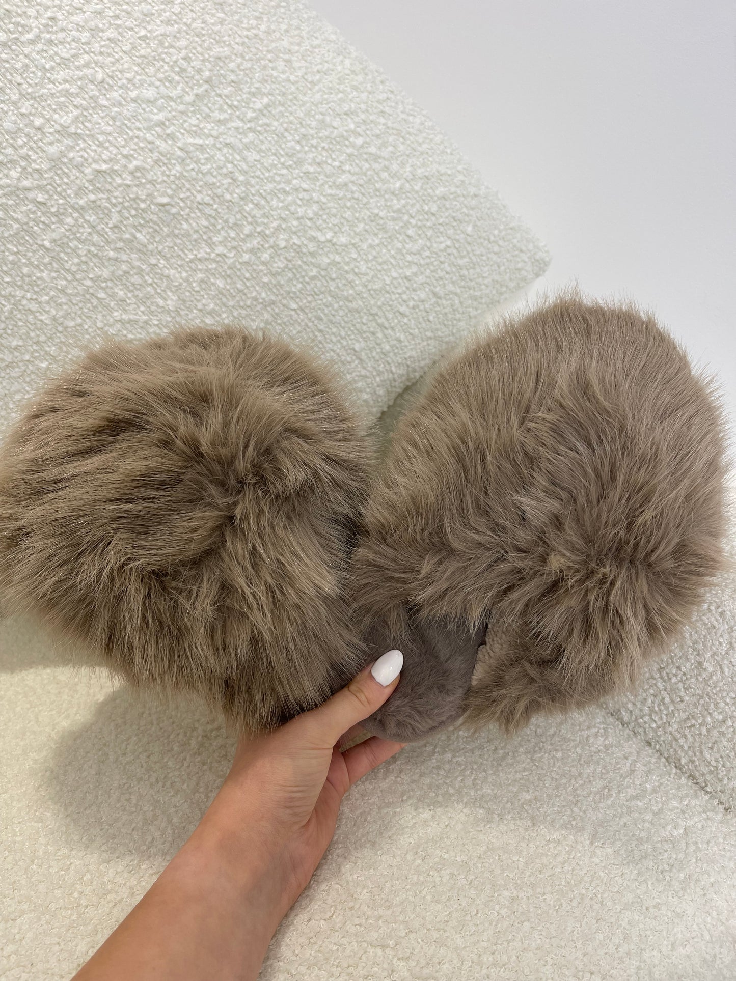 NADIA Extreme Faux Fur Slippers