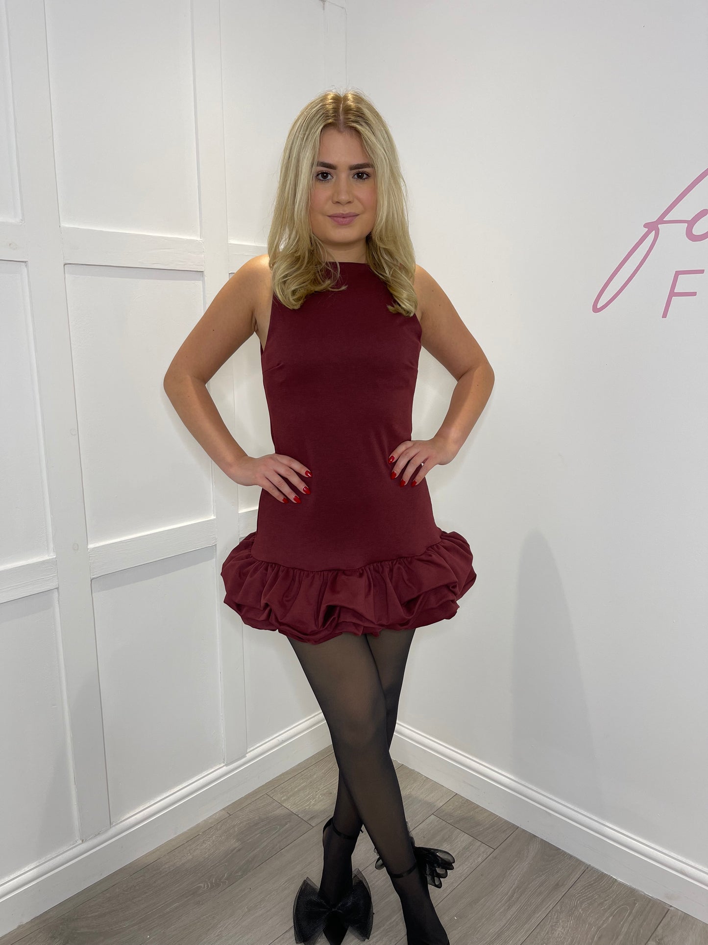 LARA Premium Mini Ruffle Playsuit