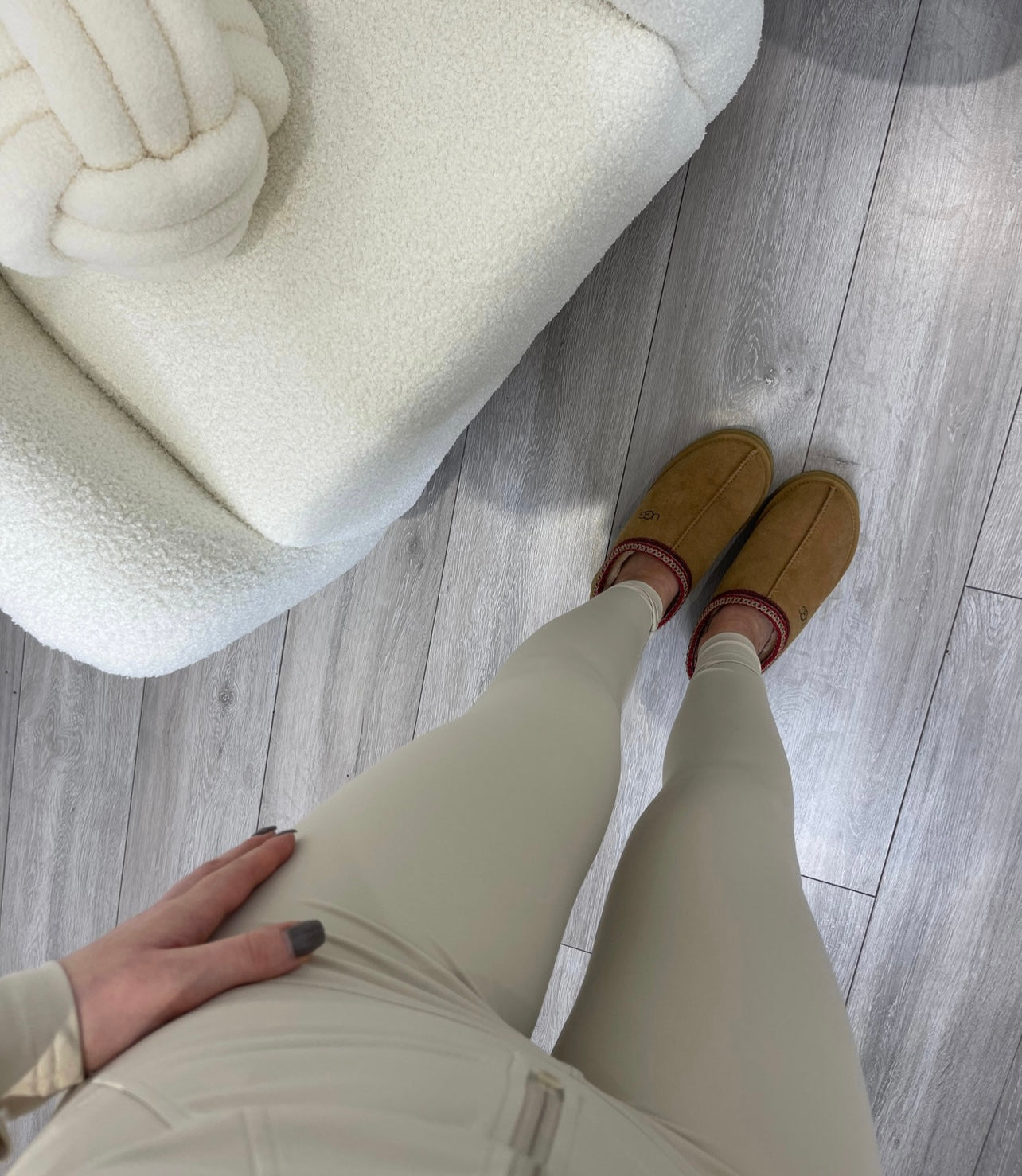 TESSA Active Beige High Waisted Leggings