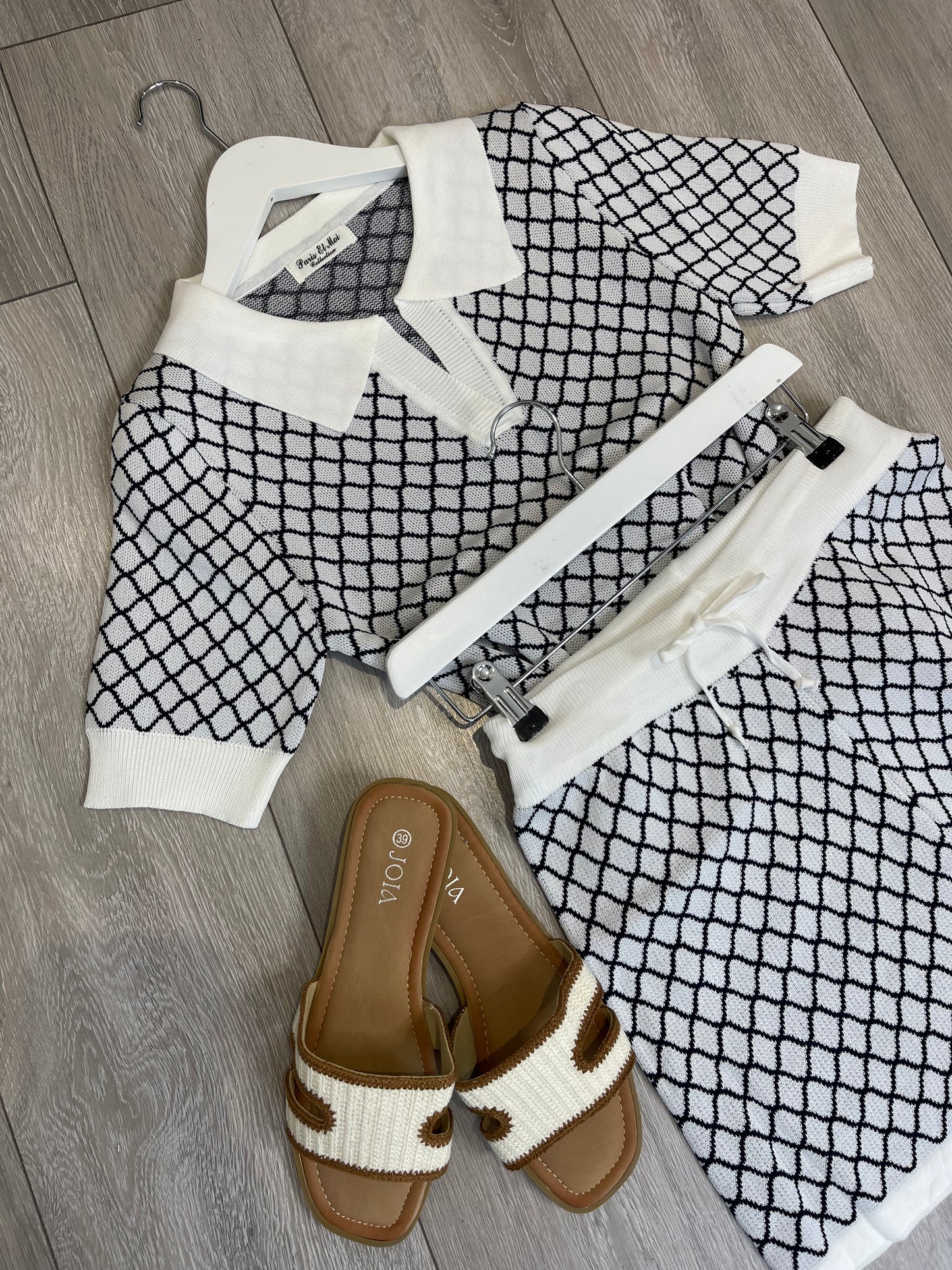 CECILIA Premium Knitted Pattern Co Ord Set