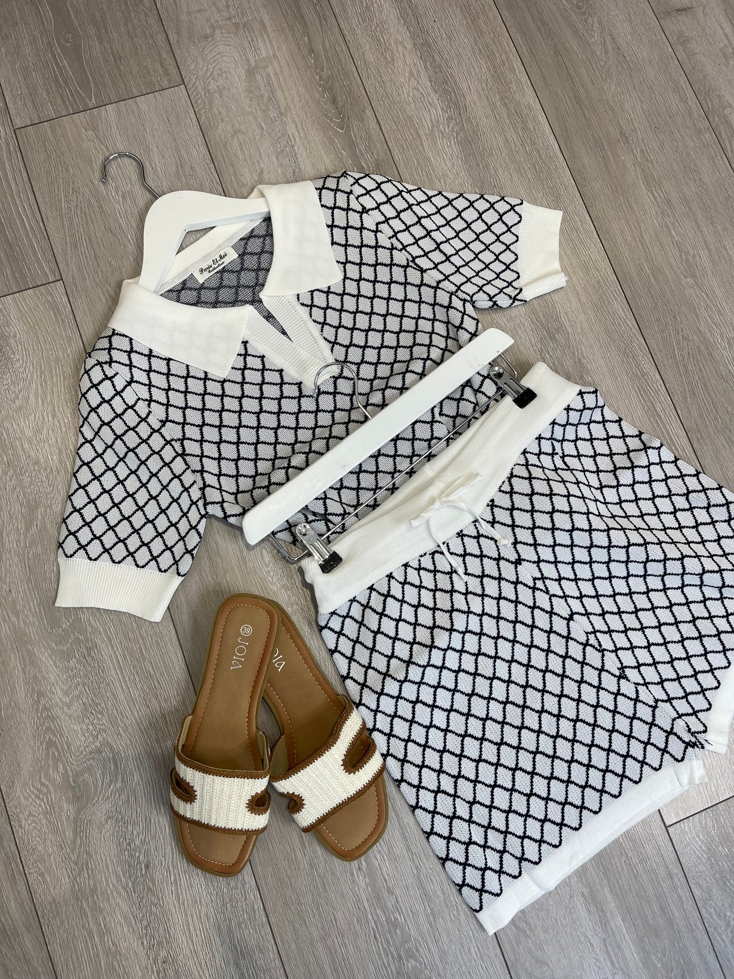 CECILIA Premium Knitted Pattern Co Ord Set