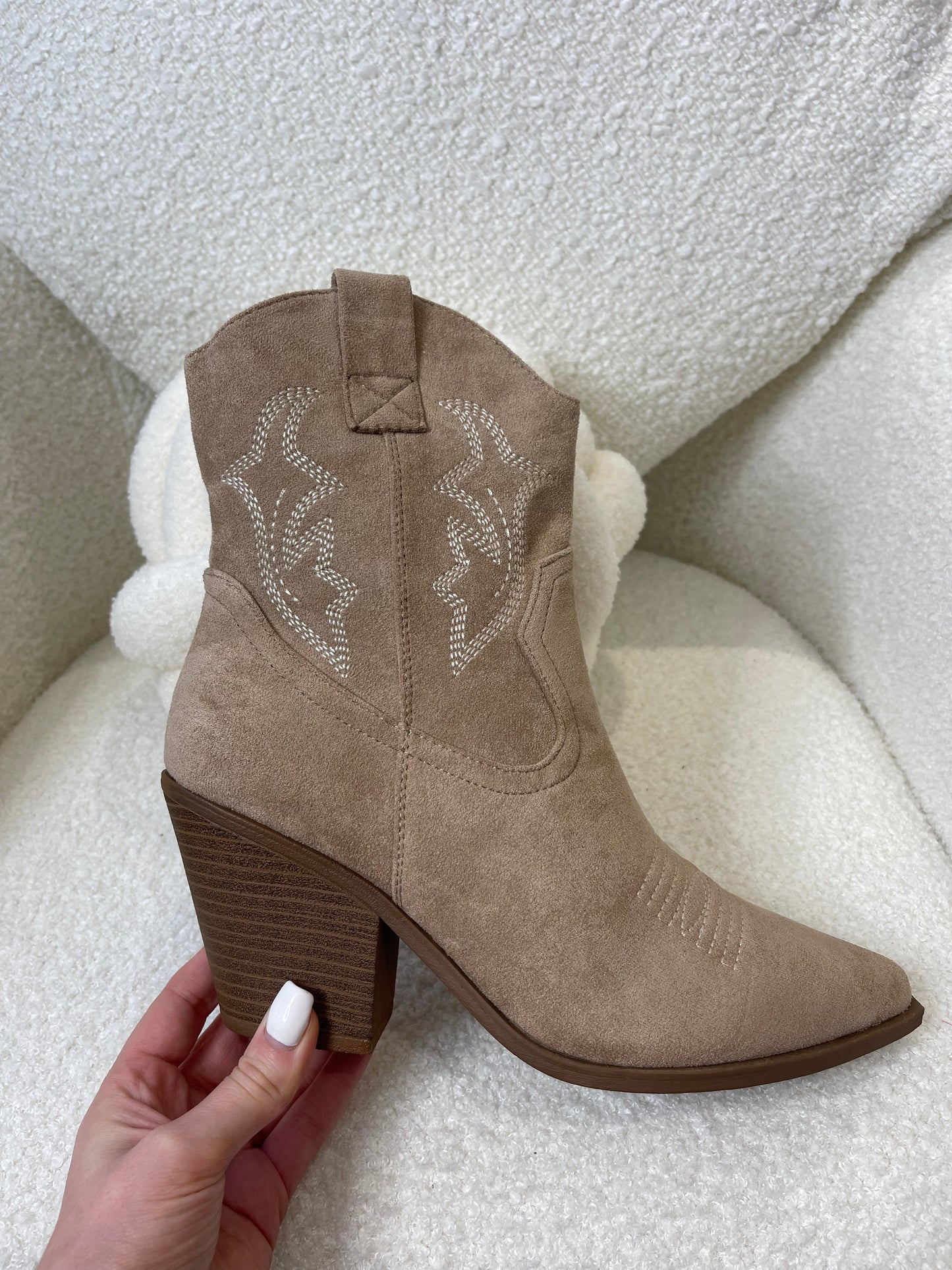 ABBY Brown Western Cowboy Boots
