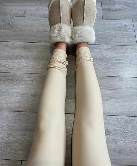 LIBERTY PU Leather High Waisted Leggings