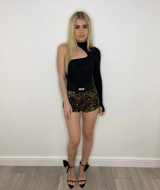 HOLLIE Black Cut Out Bodysuit